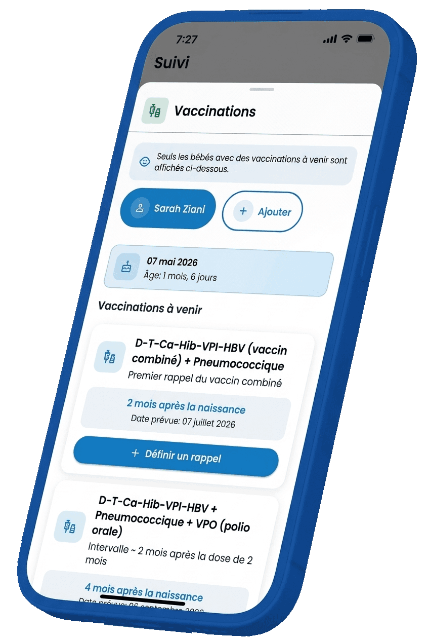 Le carnet de vaccination, version numérique